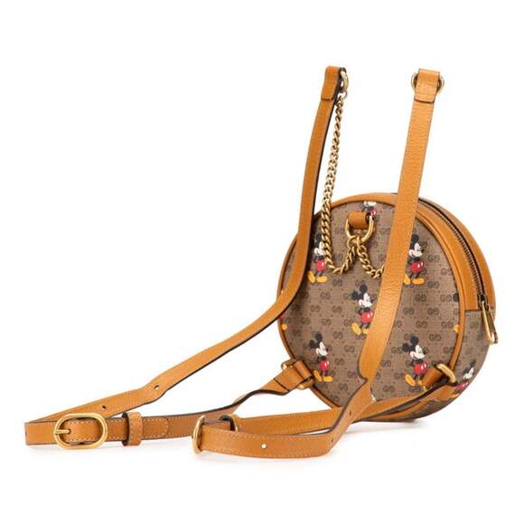 GUCCI Authentic Brown Leather Backpack main image 9